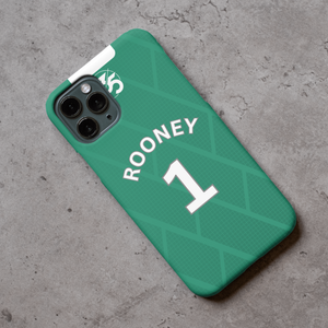Plymouth Argyle 2024-2025 Home Football Shirt (choose any Name and Number) Protective Premium Rubber Silicone Phone Case