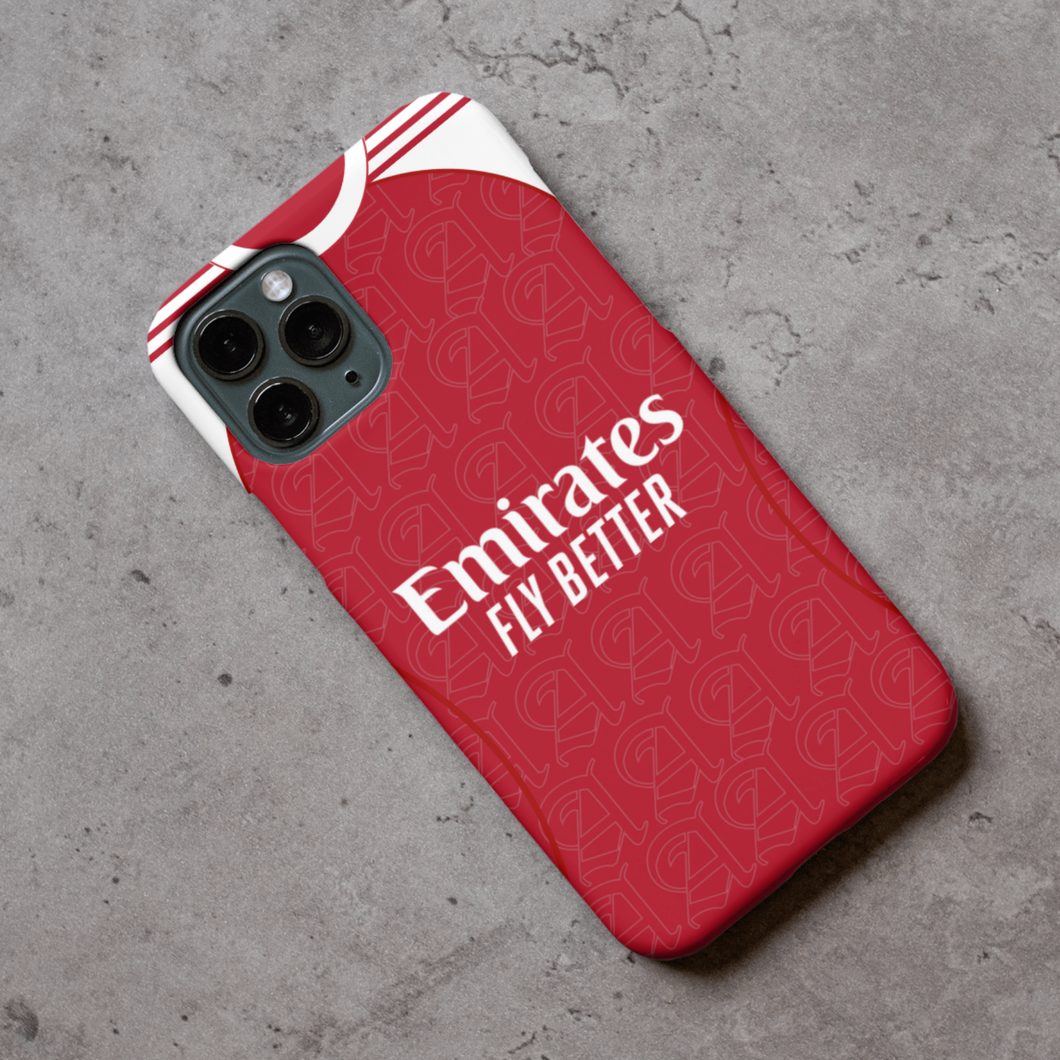 Ars North London Home 2025/26 Shirt Protective Premium Hard Rubber Silicone Phone Case Cover