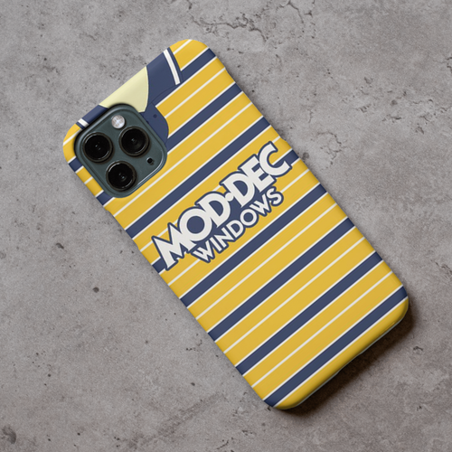 Torquay United Retro Shirt Rubber Premium Phone Case (Free P&P)