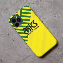 Load image into Gallery viewer, Norwich Retro Shirt Protective Premium Hard Rubber Silicone Phone Case Cover