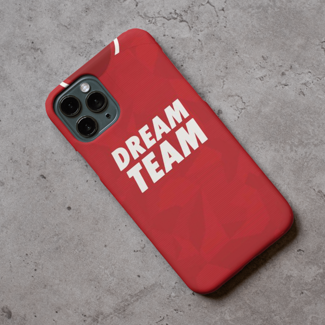 Leyton Orient Retro Shirt Rubber Premium Phone Case (Free P&P)