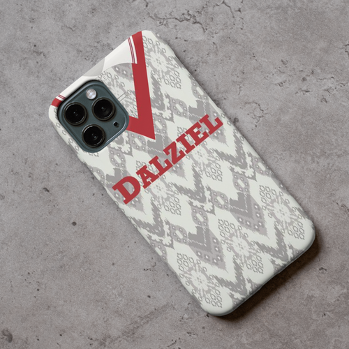 Airdrieonians Retro Football Shirt Hard Silicone Rubber Premium Phone Case Cover