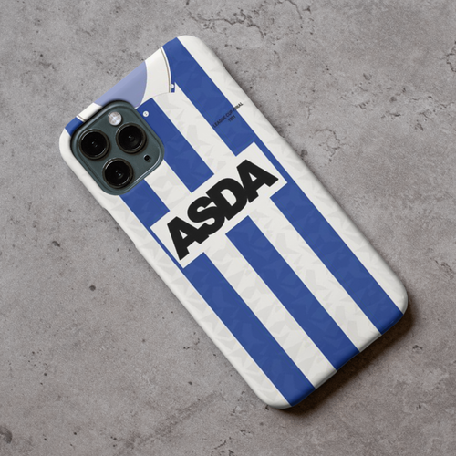 Sheffield W Retro Football Shirt Protective Premium Hard Rubber Silicone Phone Case Cover