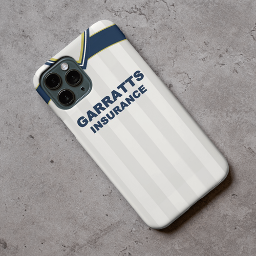 Preston Retro Home Shirt Hard Silicone Rubber Premium Phone Case (Free P&P)