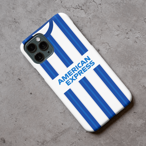 Brighton 2024/25 Home Football Shirt Protective Premium Hard Rubber Silicone Phone Case Cover