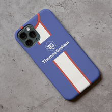 Load image into Gallery viewer, Carlisle United Retro Shirt Protective Premium Hard Rubber Silicone Phone Case Cover