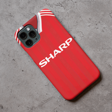 Load image into Gallery viewer, Man Utd Home 1988 Protective Premium Hard Rubber Silicone Phone Case Cover