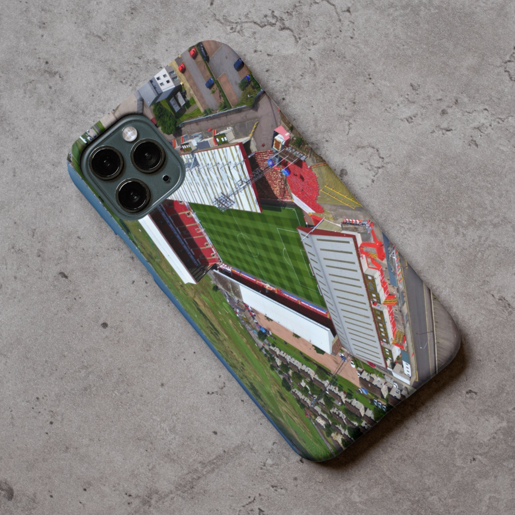 Aberdeen Stadium Protective Premium Hard Rubber Silicone Phone Case Cover