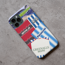 Load image into Gallery viewer, Huddersfield Retro Shirt Collage Protective Premium Hard Rubber Silicone Phone Case Cover