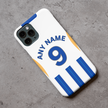 Load image into Gallery viewer, Brighton 2024-2025 Home Football Shirt (choose any Name and Number) Protective Premium Rubber Silicone Phone Case