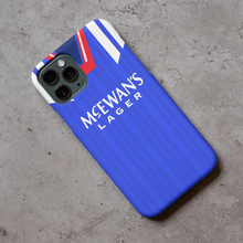 Load image into Gallery viewer, Rangers Retro Home Football Shirt Premium Protective Silicone Rubber Phone Case