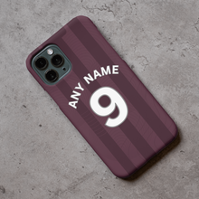 Load image into Gallery viewer, Hearts 2024-2025 Home Football Shirt (choose any Name and Number) Protective Premium Rubber Silicone Phone Case (Copy)