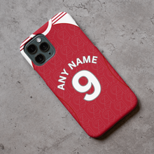 Load image into Gallery viewer, Ars North London 2025-2026 Home Football Shirt (choose any Name and Number) Protective Premium Rubber Silicone Phone Case