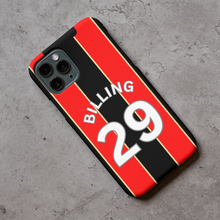 Load image into Gallery viewer, Bournemouth 2024-2025 Home Football Shirt (choose any Name and Number) Protective Premium Rubber Silicone Phone Case