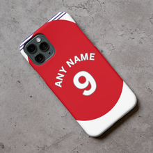 Load image into Gallery viewer, Ars North London 2024-2025 Home Football Shirt (choose any Name and Number) Protective Premium Rubber Silicone Phone Case