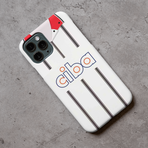Grimsby Town Retro Shirt Rubber Premium Phone Case