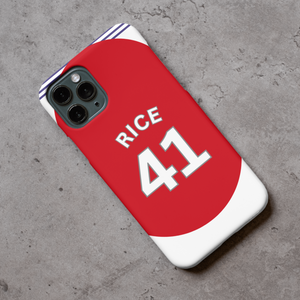 Ars North London 2024-2025 Home Football Shirt (choose any Name and Number) Protective Premium Rubber Silicone Phone Case