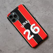 Load image into Gallery viewer, Bournemouth 2024-2025 Home Football Shirt (choose any Name and Number) Protective Premium Rubber Silicone Phone Case