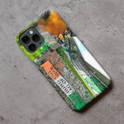 Glasgow Green & White Collection Premium Rubber Silicone Phone Case (Free P&P)