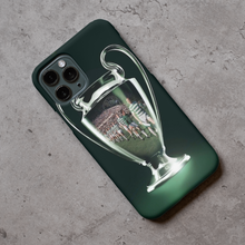 Load image into Gallery viewer, Glasgow Green &amp; White European Cup Hard Rubber Silicone Premium Phone Case