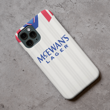 Load image into Gallery viewer, Rangers Retro Away Football Shirt Premium Protective Silicone Rubber Phone Case