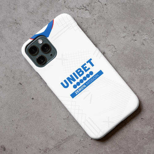 Rangers 2024-2025 Away Football Shirt Protective Premium Rubber Silicone Phone Case