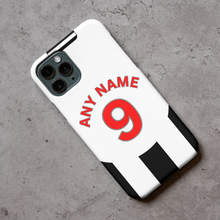Load image into Gallery viewer, Newcastle United 2024-2025 Home Football Shirt (choose any Name and Number) Protective Premium Rubber Silicone Phone Case