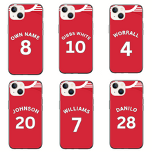 Load image into Gallery viewer, Nottingham Forest 2023-2024 Home Football Shirt (choose any Name and Number) Protective Premium Rubber Silicone Phone Case