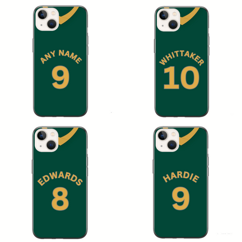 Plymouth 2023-2024 Home Football Shirt (choose any Name and Number) Protective Premium Rubber Silicone Phone Case