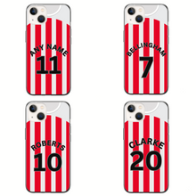 Load image into Gallery viewer, Sunderland 2023-2024 Home Football Shirt (choose any Name and Number) Protective Premium Rubber Silicone Phone Case