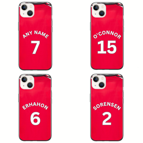 Lincoln 2023-2024 Home Football Shirt (choose any Name and Number) Protective Premium Rubber Silicone Phone Case