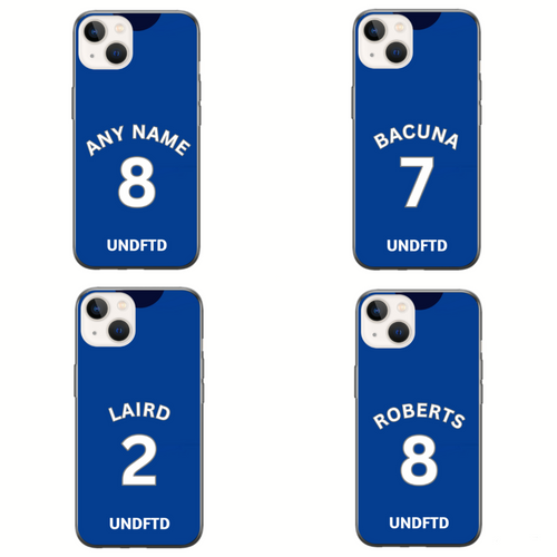 Birmingham 2023-2024 Home Football Shirt (choose any Name and Number) Protective Premium Rubber Silicone Phone Case