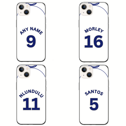 Bolton 2023-2024 Home Football Shirt (choose any Name and Number) Protective Premium Rubber Silicone Phone Case