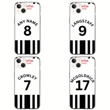Load image into Gallery viewer, Notts County 2023-2024 Home Football Shirt (choose any Name and Number) Protective Premium Rubber Silicone Phone Case