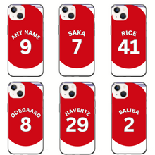 Load image into Gallery viewer, Ars North London 2024-2025 Home Football Shirt (choose any Name and Number) Protective Premium Rubber Silicone Phone Case
