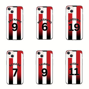 Brentford 2024-2025 Home Football Shirt (choose any Name and Number) Protective Premium Rubber Silicone Phone Case