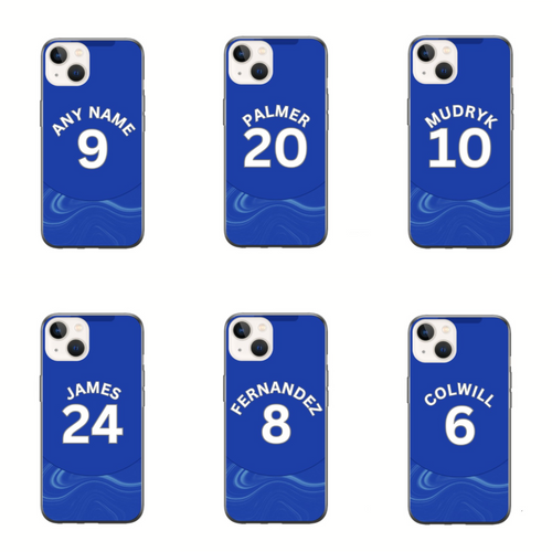 Chelsea 2024/25 Home Football Shirt Protective Premium Hard Rubber Silicone Phone Case Cover