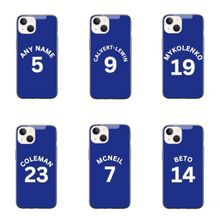 Load image into Gallery viewer, Everton 2024-2025 Home Football Shirt (choose any Name and Number) Protective Premium Rubber Silicone Phone Case