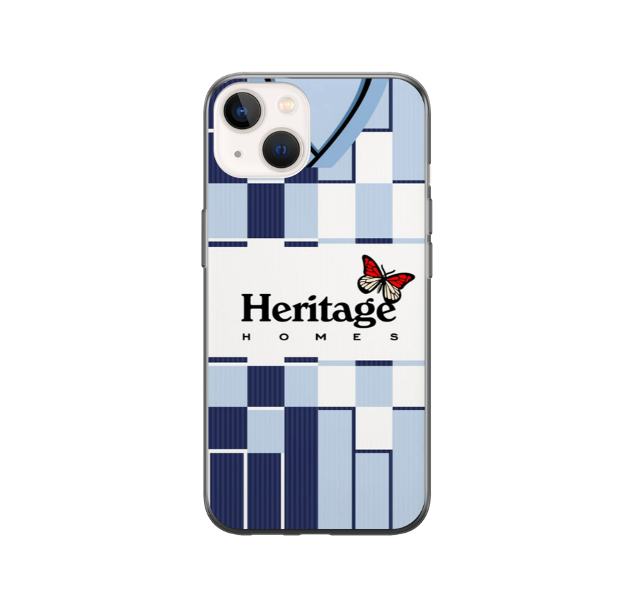 Hartlepool United Retro Shirt Protective Premium Hard Rubber Silicone Phone Case Cover