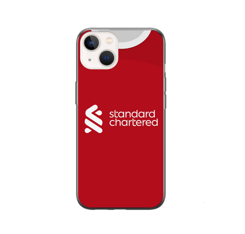 Liverpool 2023/24 Home Shirt Protective Premium Hard Rubber Silicone Phone Case Cover