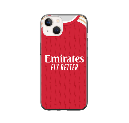 Ars North London Home 2023/24 Shirt Protective Premium Hard Rubber Silicone Phone Case Cover