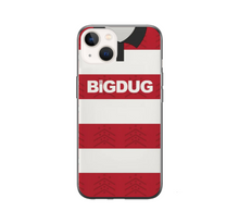 Load image into Gallery viewer, Gloucester Rugby Retro Shirt Protective Premium Hard Rubber Silicone Phone Case Cover