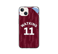 Load image into Gallery viewer, Aston Villa 2023-2024 Home Football Shirt (choose any Name and Number) Protective Premium Rubber Silicone Phone Case