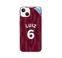 Load image into Gallery viewer, Aston Villa 2023-2024 Home Football Shirt (choose any Name and Number) Protective Premium Rubber Silicone Phone Case