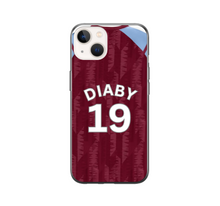 Load image into Gallery viewer, Aston Villa 2023-2024 Home Football Shirt (choose any Name and Number) Protective Premium Rubber Silicone Phone Case