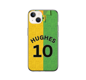 Manchester U 2023-2024 Home Football Shirt (choose any Name and Number) Protective Premium Rubber Silicone Phone Case