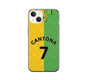 Manchester U 2023-2024 Home Football Shirt (choose any Name and Number) Protective Premium Rubber Silicone Phone Case