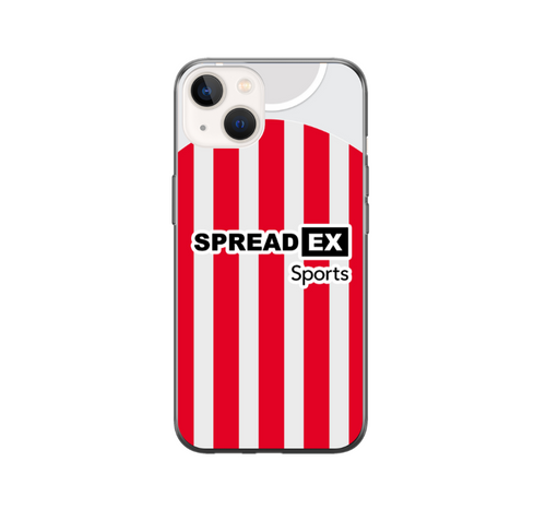 Sunderland 2023/24 Home Football Shirt Protective Premium Hard Rubber Silicone Phone Case Cover