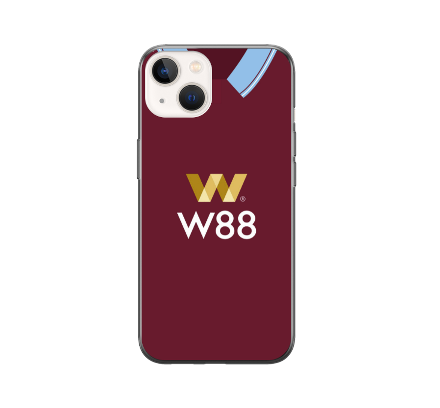 Burnley 2023/24 Home Shirt Protective Premium Hard Rubber Silicone Phone Case Cover Gift