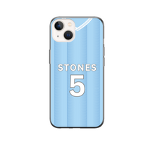 Load image into Gallery viewer, Man City 2023-2024 Home Football Shirt (choose any Name and Number) Protective Premium Rubber Silicone Phone Case